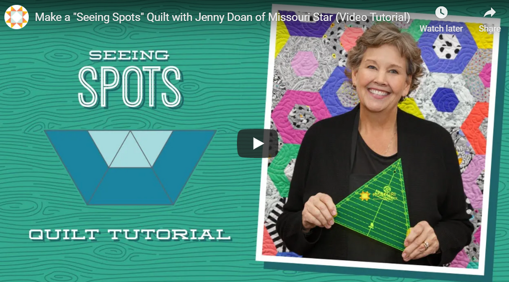 Make a Binding Tool Star Quilt with Jenny Doan of Missouri Star! (Video  Tutorial) 