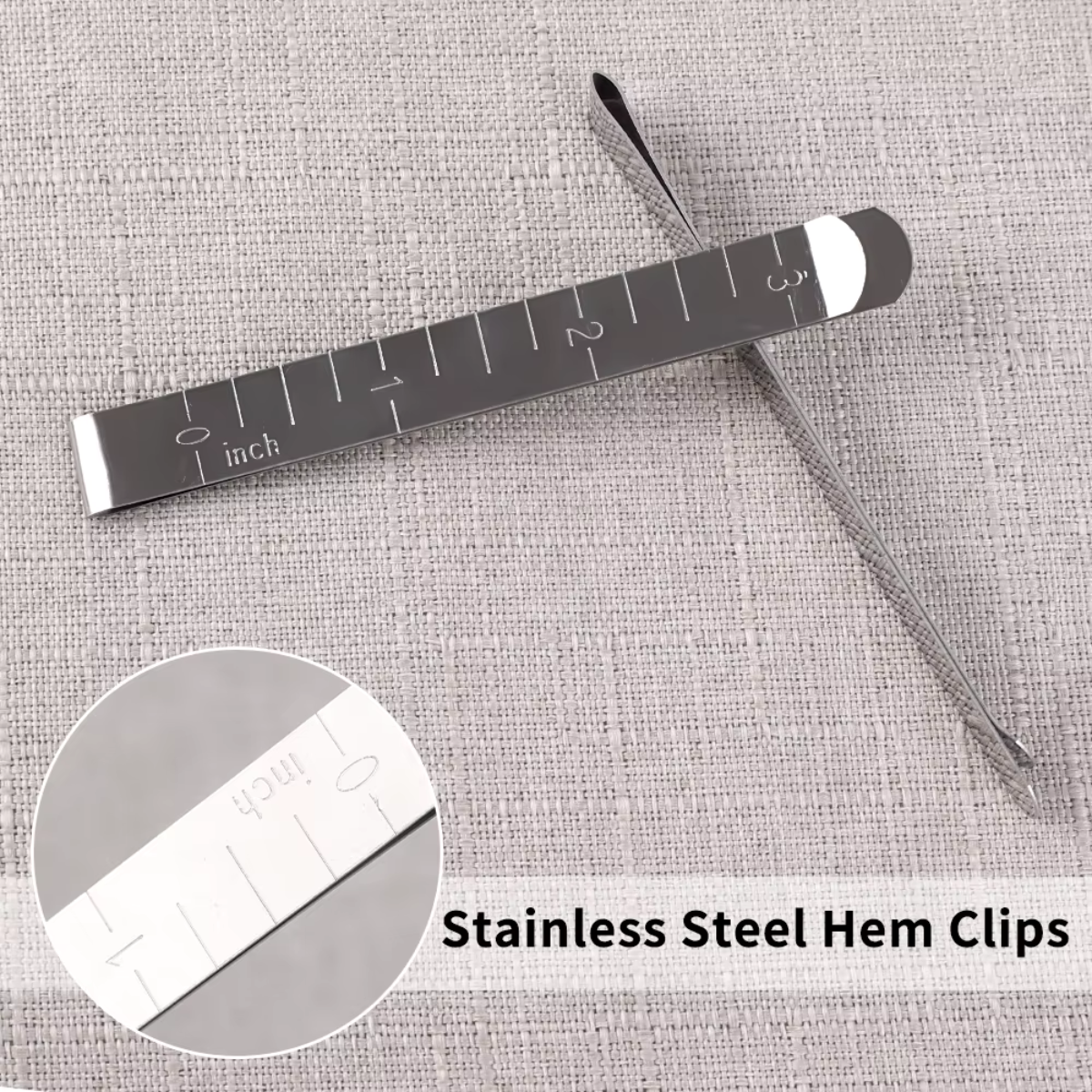 20 Stainless Steel Sewing Clips for DIY Quilting & Stitching