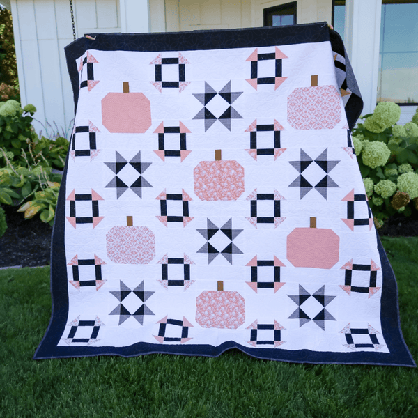 Stellar Harvest Quilt Kit, Pre-Cut with Complete Backing & Binding - 84x82 inches Finished Size