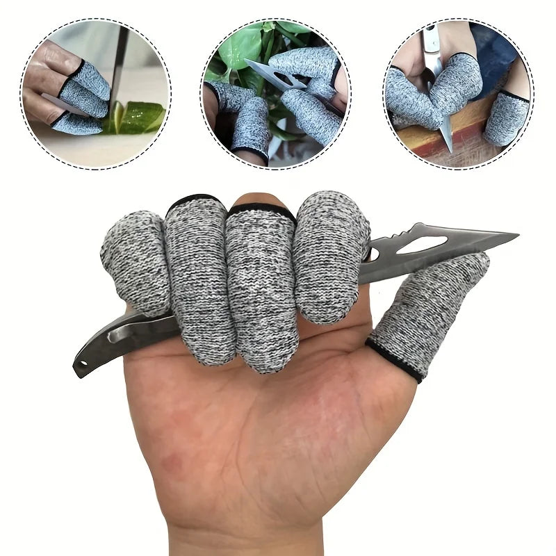 CutGuard Finger Protectors - 10 Pcs