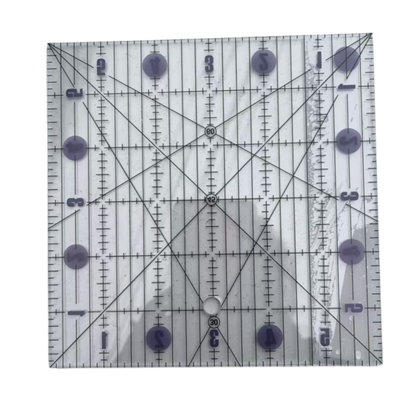 The Fabric Hut 6in Square Ruler