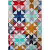 Kaleidoscope Star Pre-Cut Sew-Ready Quilt Kit Beginner Quilt all pre cut includes top pattern binding backing 60 X 75