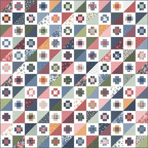 Sunnyside Elegance Quilt Kit von Camille Roskelley – vorgeschnitten mit exklusivem Muster