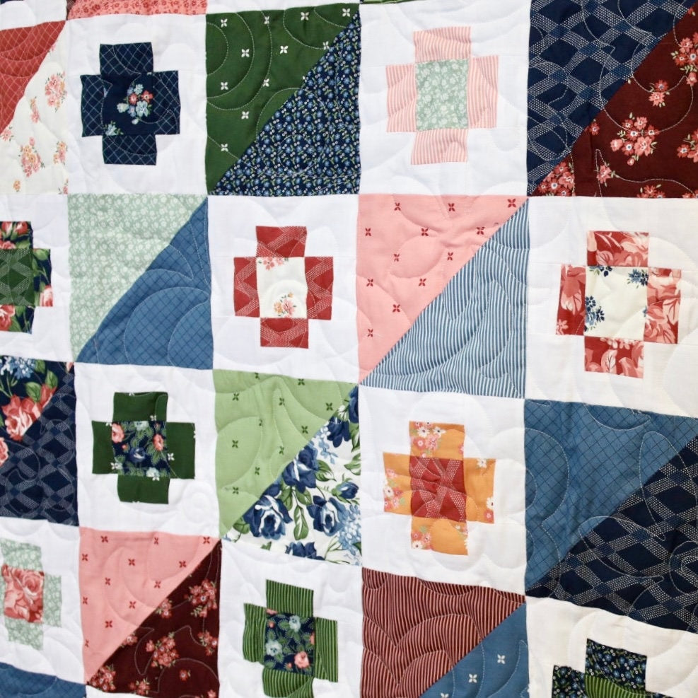 Sunnyside Elegance Quilt Kit by Camille Roskelley - Pre-Cut with Exclusive Pattern